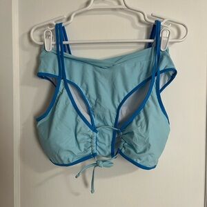 Blue and Light Blue Strappy Bikini